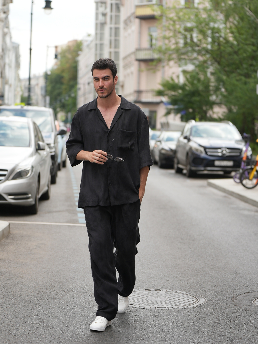 Рубашка с коротким рукавом | graphite