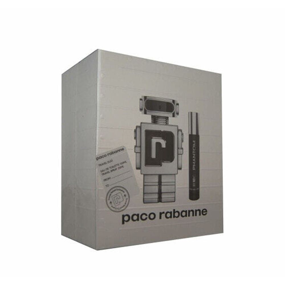 Парфюмированная косметика Мужской парфюмерный набор Paco Rabanne EDT Phantom 2 Предметы