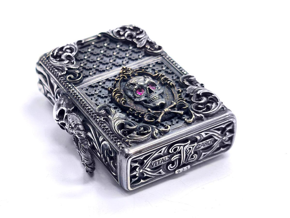 Зажигалка из серебра Pirat-1 AZL-003