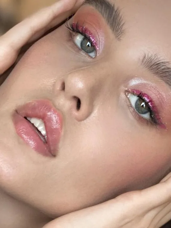 Глиттерная подводка для глаз Flamingo Colada, 5 мл, оттенок №1, фуксия