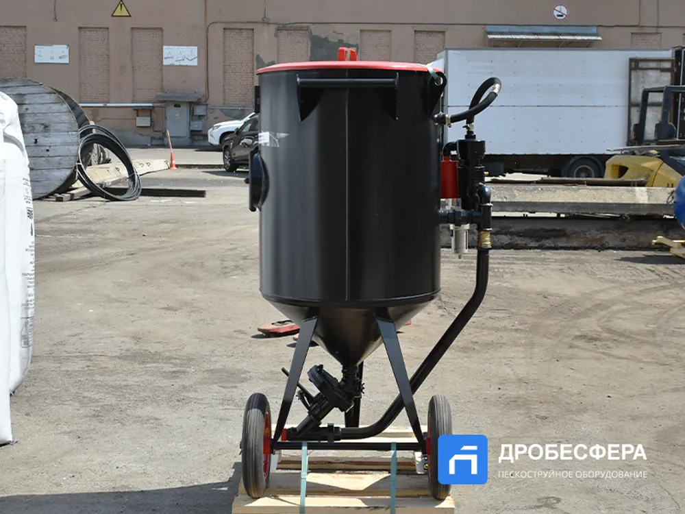 Пескоструйный аппарат PST-PS-200-3 без рукава TWIN с шиберным дозатором
