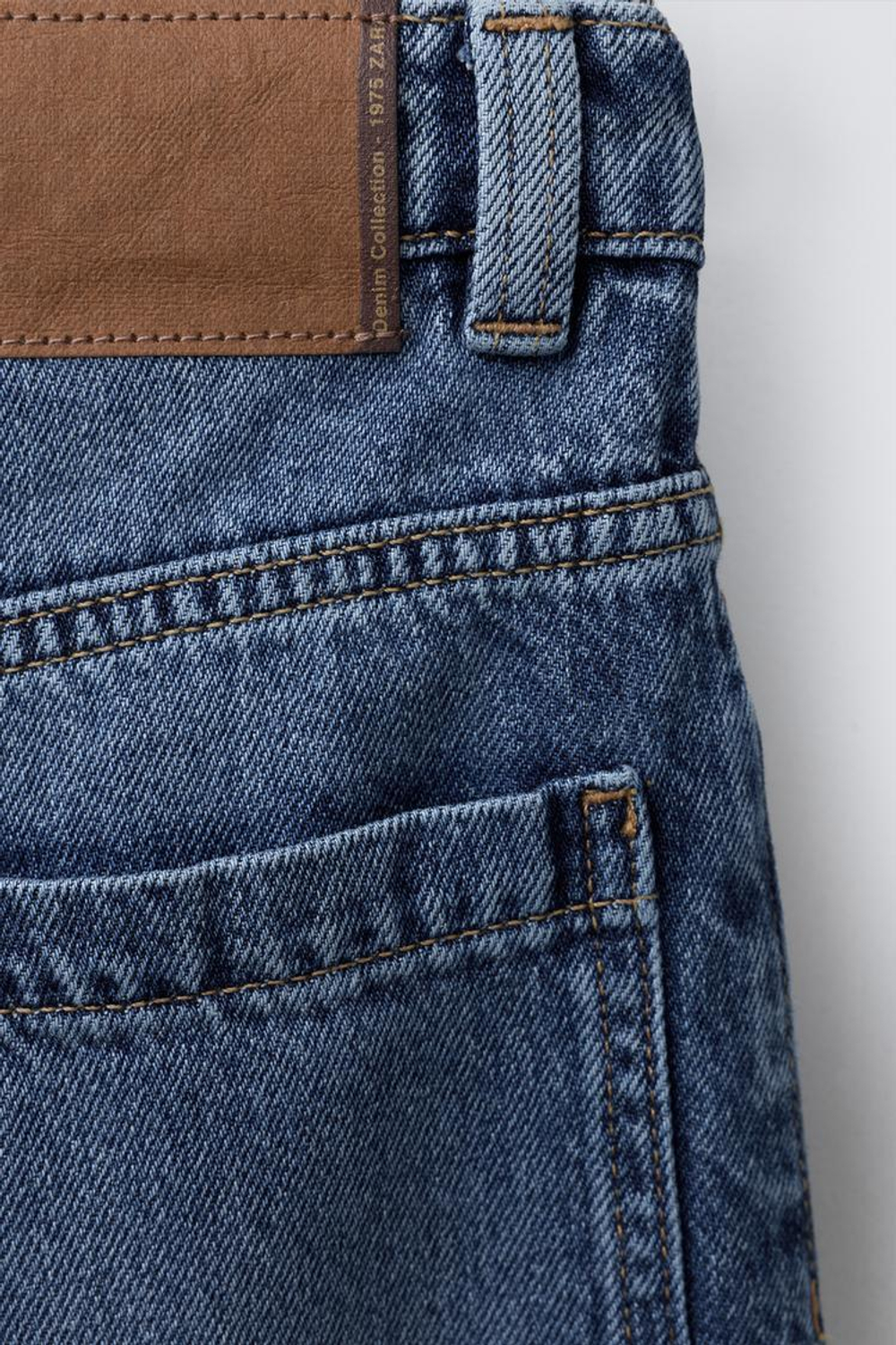 ZARA ДЖИНСЫ RELAXED BAGGY, ВЫЦВЕТШИЙ СИНИЙ