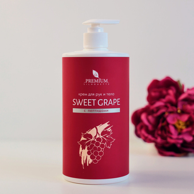 Крем для рук и тела с пептидами Sweet Grape, 700 мл