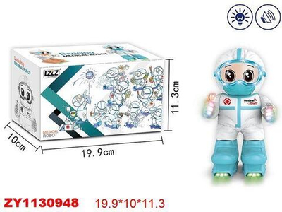 Робот на батарейках, свет/звук, в коробке 1165975