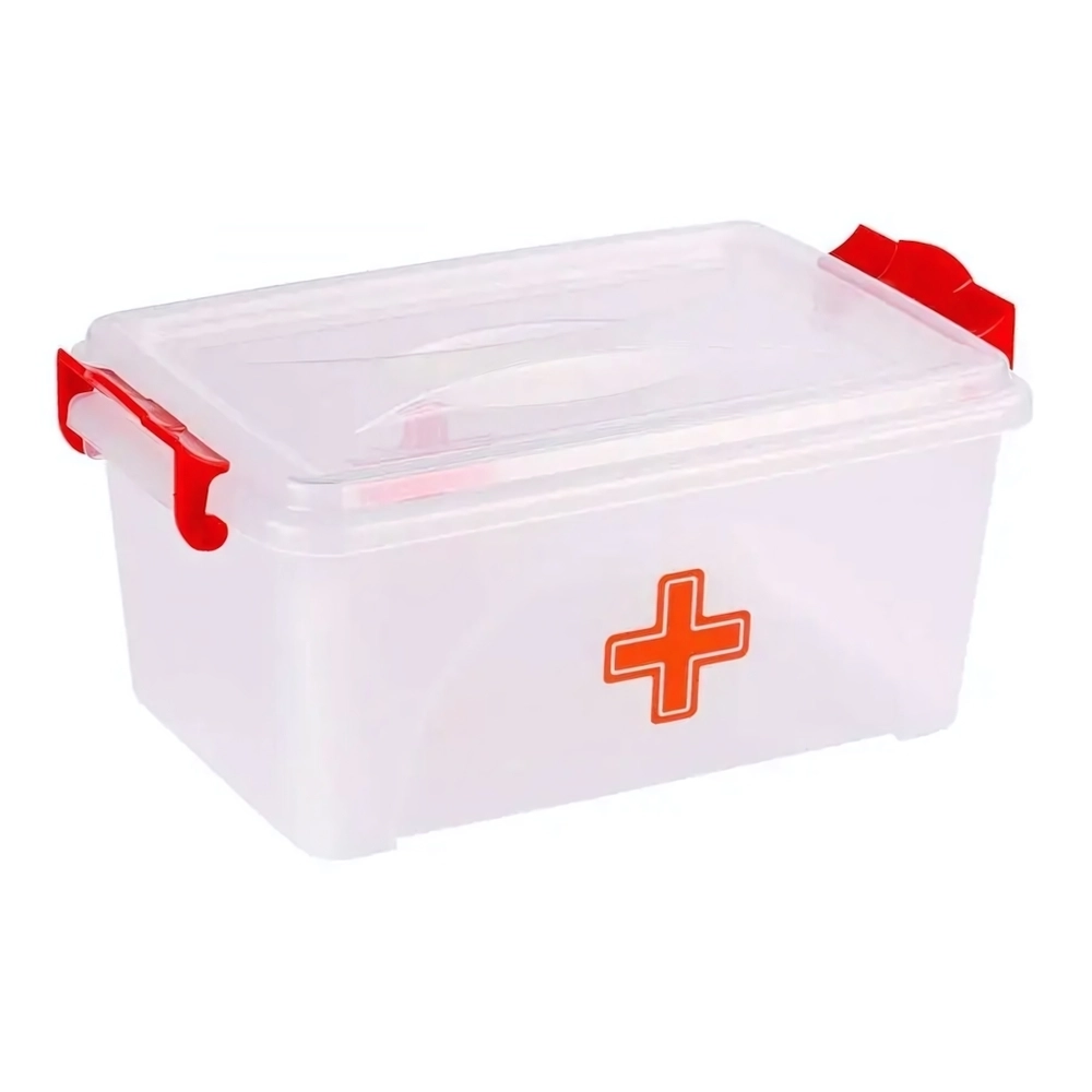 Контейнер Аптечка 4,5л прямоугольный (с ручками)