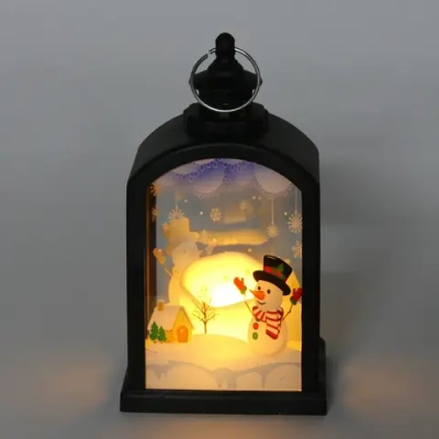 Сувенир с подсветкой «Зимняя ночь» 7,8*5,5*14 см, Черный