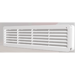 Вентиляционная решетка пластиковая для подоконника накладная 4513ДП