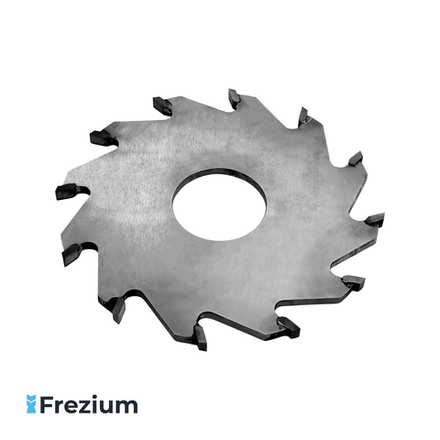 Пазовая твердосплавная насадная фреза по дереву 140x40x6 мм Z12