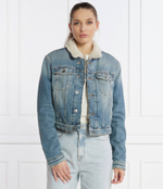 Утепленная джинсовая куртка IZZIE ACK teddy Tommy Jeans - голубой(DW0DW16833)