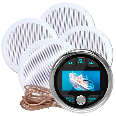 Комплект влагостойкой акустики для бани, сауны и хамама - AQUA Music DB002 VISATON Белый 4