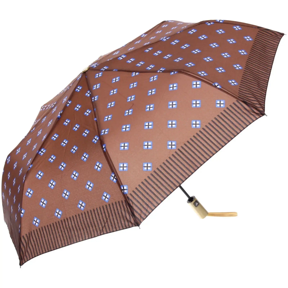 Зонт женский полуавтомат «Канада», микс 6 цветов, 8 спиц, d-100см, длина в слож. виде 30см