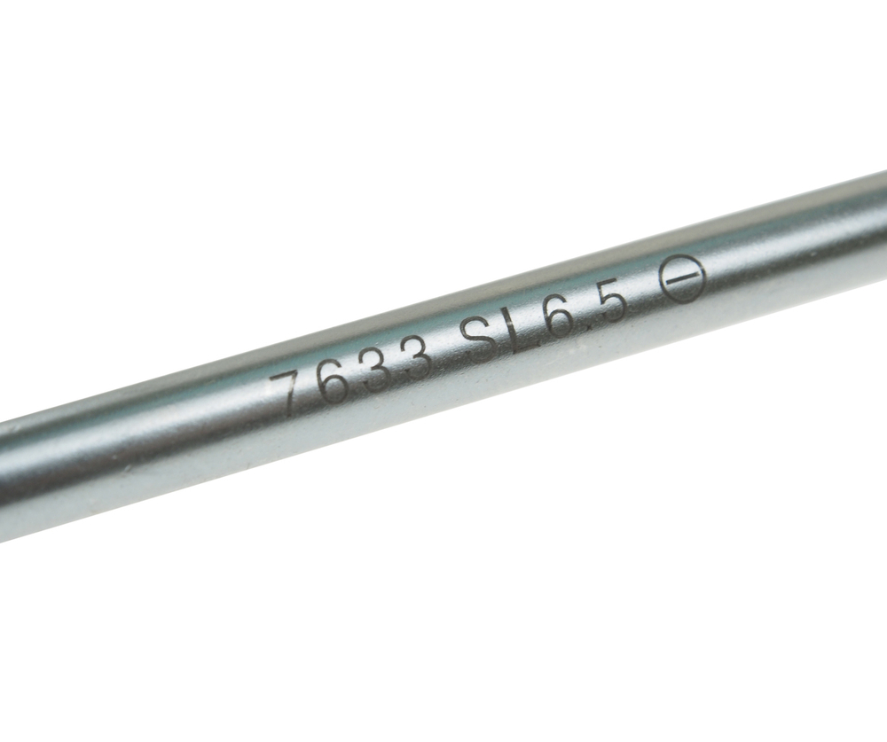 Отвертка шлицевая SL 6.5х200мм усиленная (сталь Cr-Mo) JTC