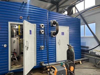 Модульная котельная установка на природном газе с резервом на дизельном топливе общей мощностью 20000 кВт (20 МВт) АМКУ-20000 Г/Д