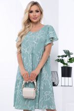 Платье "Ветер перемен" (нежная мята) П7017 LT Collection (Акция)