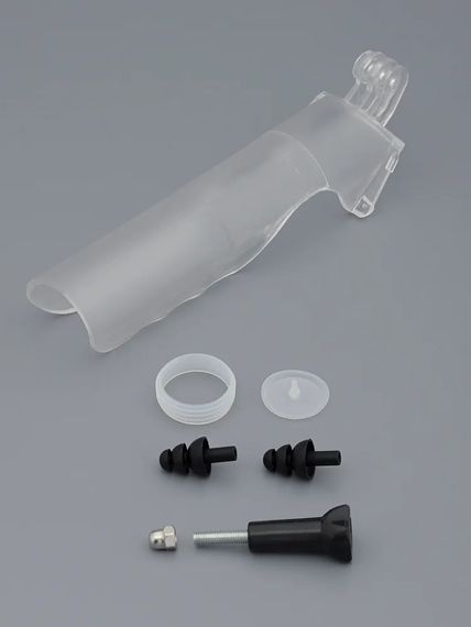 Маска полнолицевая Sargan Галактика премиум прозрачный/оранжевый/оранжевый