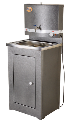 Умывальник дачный с подогревом "Люкс" ВИХРЬ, нержавейка, серебристый