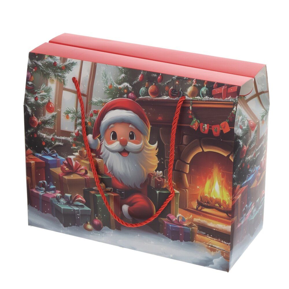 GAEM Пакет подарочный M (бумага 350г/м2, блок 12шт), L27,5 W12,5 H23 см, 4в.