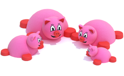 Резиновая фигура 3D Свинка для детских площадок
