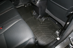 Коврики Standard, 3D в салон TOYOTA Highlander, 2014- , 5 шт. (полиуретан, чёрные) Element.CARTYT00003