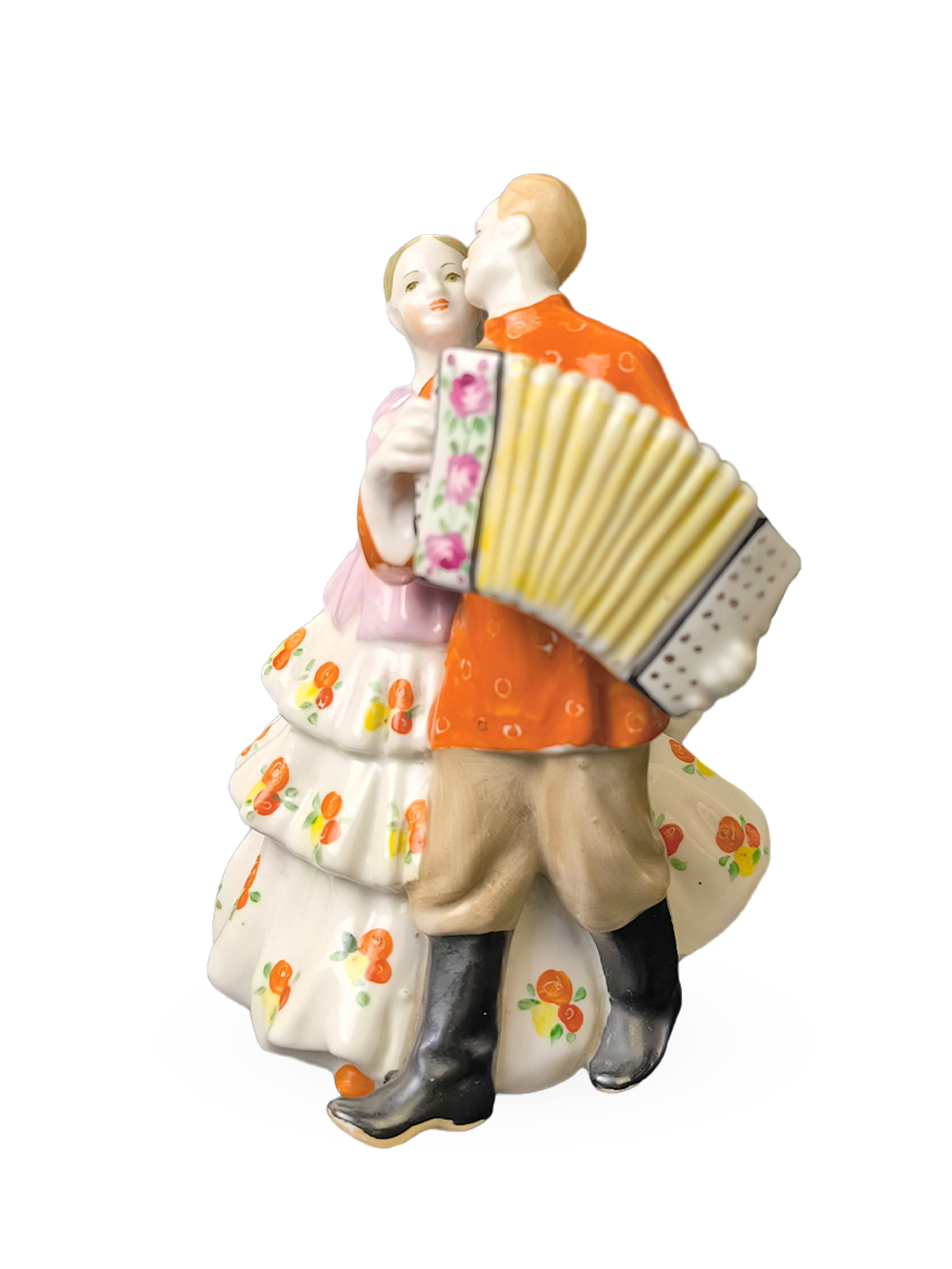 Фарфоровая статуэтка "Уральская кадриль" Дулево