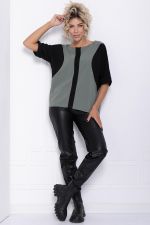 Блуза Санторини (оливковая) Б12065 LT Collection