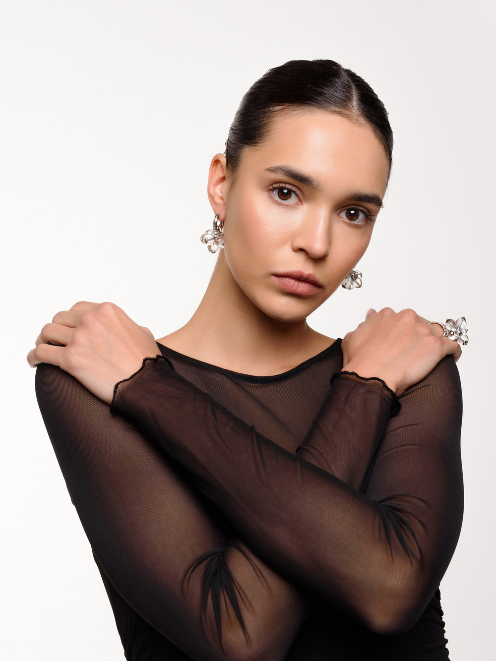 Серьги "Bubble berry" Silver