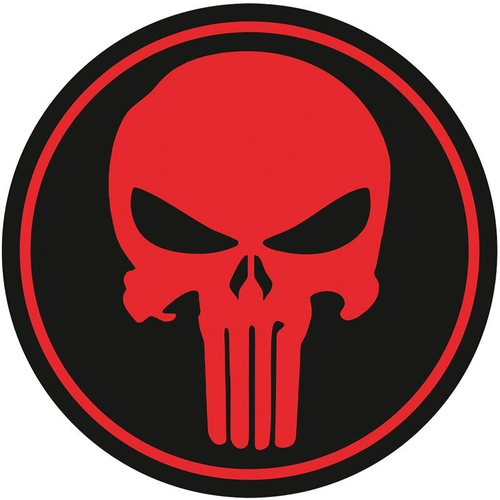 Наклейка "Каратель" красный