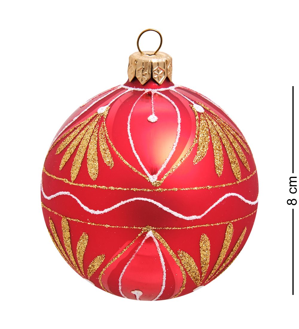 Элита НФШ-1205/3 Набор ел.украшений Шар 2шт «Соната» 80 мм