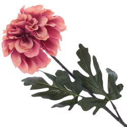 GAEM Цветок искусственный "Георгин", L17 W11 H76 см