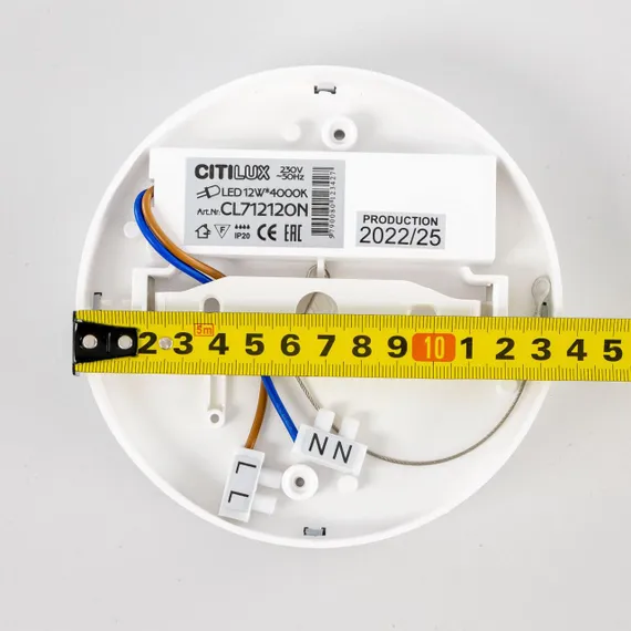 CL712120N Тао Белый Св-к Накл. LED 12W*4000K