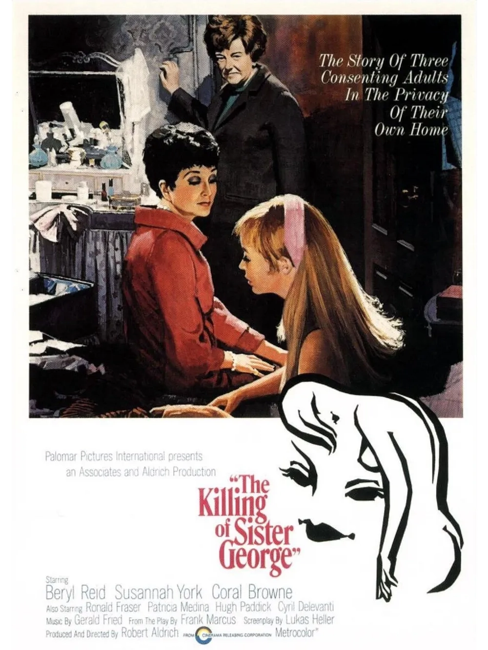 Убийство сестры Джордж (1968) (DVD-R)