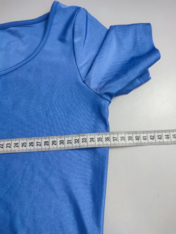 Боди голубое с коротким рукавом 44 размер