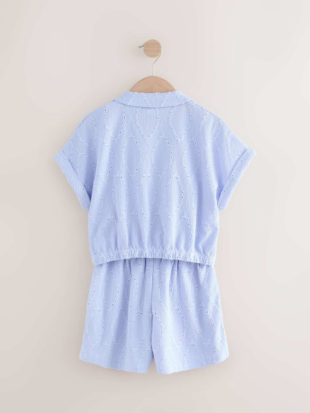 Рубашка и шорты в комплекте для девочки Next AH6-460, Голубой