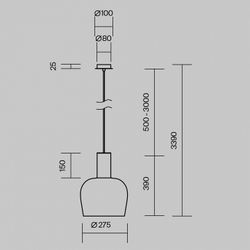 Подвесной светильник Maytoni Smart Casual MOD414PL-L7B3K