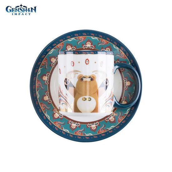 Набор из 3 предметов, кружка, блюдце, декоративный коврик "Flavours of the World" Guoba 6974696618051