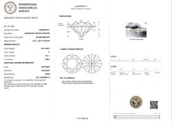 Лабораторно-выращенный бриллиант Кр-57 6.52-6.58 мм D/VVS1 1.06 ct