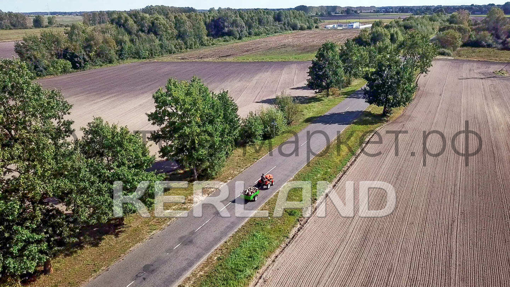 Прицеп Kerland | Керланд П-2000 к мотоблоку и мини-трактору