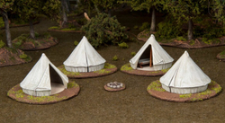 Шатры - Палатки BELL TENTS Bell Tents (4 шатра-колокола, 1 костер и 2  носилок/...