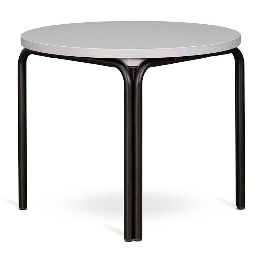 Столик кофейный ror, D50 см, черный/серый