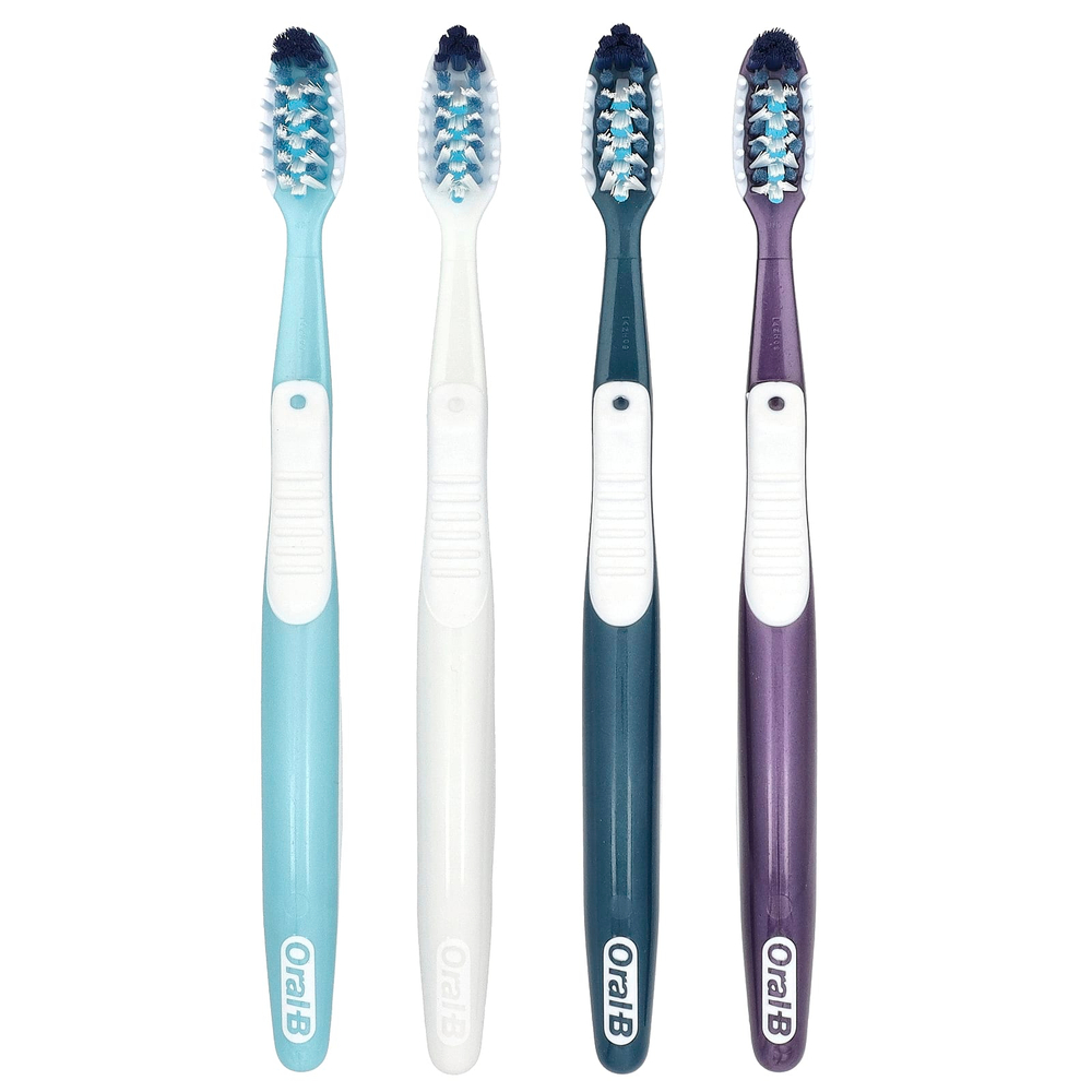 Oral-B, CrossAction All In One, зубная щетка, мягкая, 4 зубные щетки
