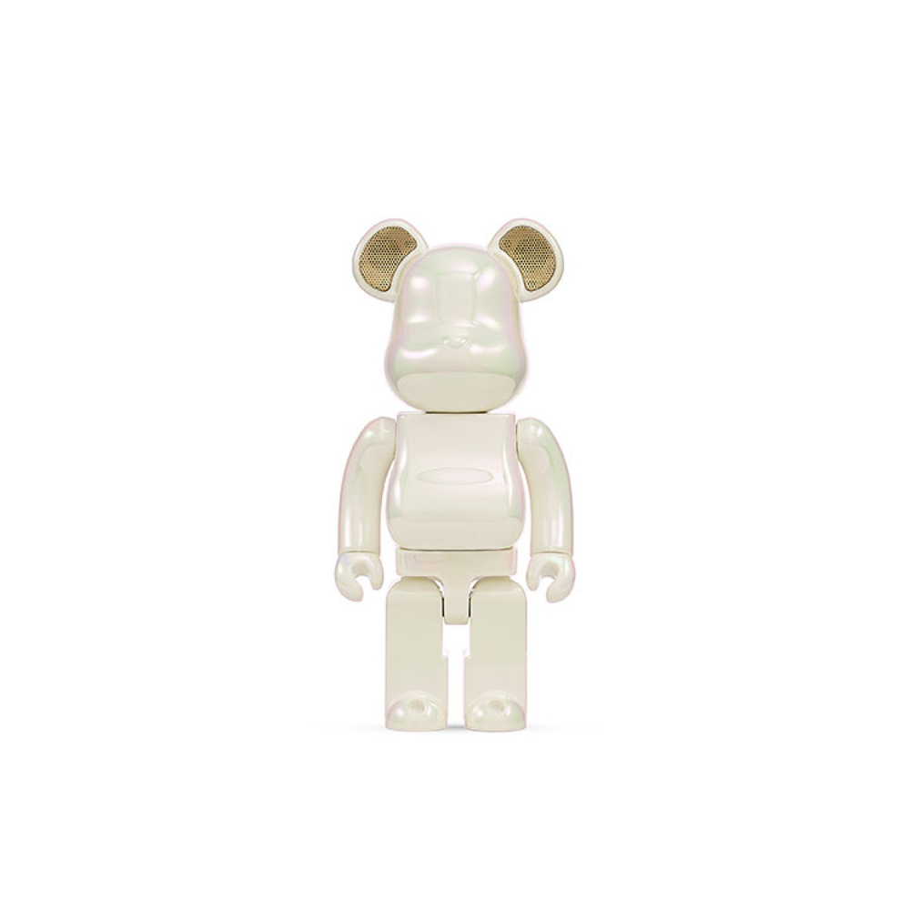 Дизайнерские игрушки BE@RBRICK AUDIO IRIDESCENT 400％ Portable Bluetooth(R) Speaker Crystal Halo/Pearl Mirage/Black Aurora, BE@RBRICK-2409-SW0021