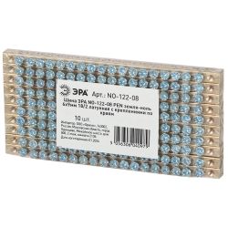 Шина ЭРА NO-122-08 PEN земля-ноль 6х9мм 18/2 латунная с креплениями по краям | Шины N, PE, PEN