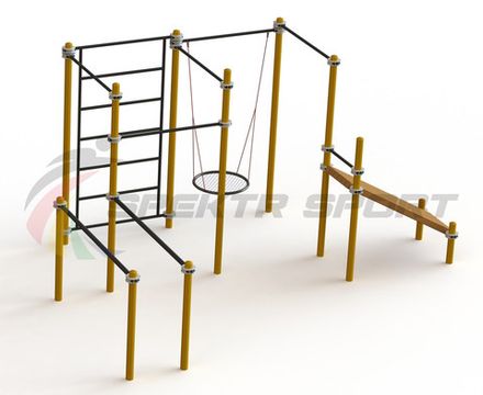 Комплекс для занятий Воркаут SP GTO-77_76mm