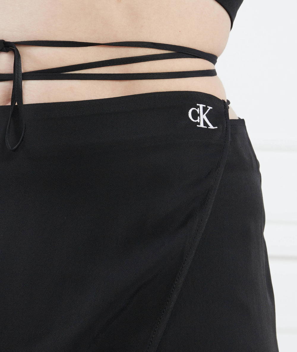Юбка TIE DETAIL CALVIN KLEIN JEANS - черный(J20J220796)