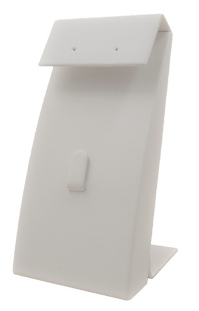 Подставка для гарнитура/изогнутая/2 прорези/съемн. планка на магнитах/2 отверстия/язычок/ф.№6 (2 резинки)