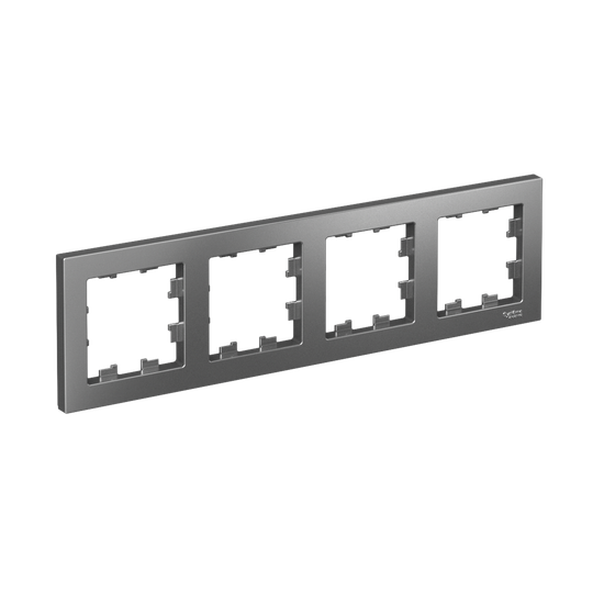 Рамка 4-м AtlasDesign универс. сталь SE ATN000904