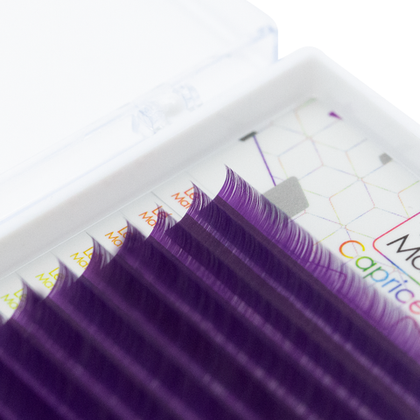 Ресницы Violet (фиолетовые) Le maitre "Caprice" MIX - 20 линий