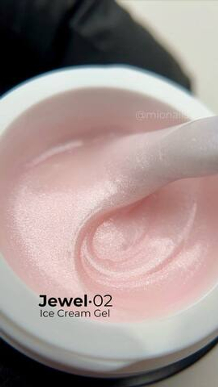 Гель MIO NAILS  "ICE CREAM GEL" - JEWEL № 02 , 13 гр