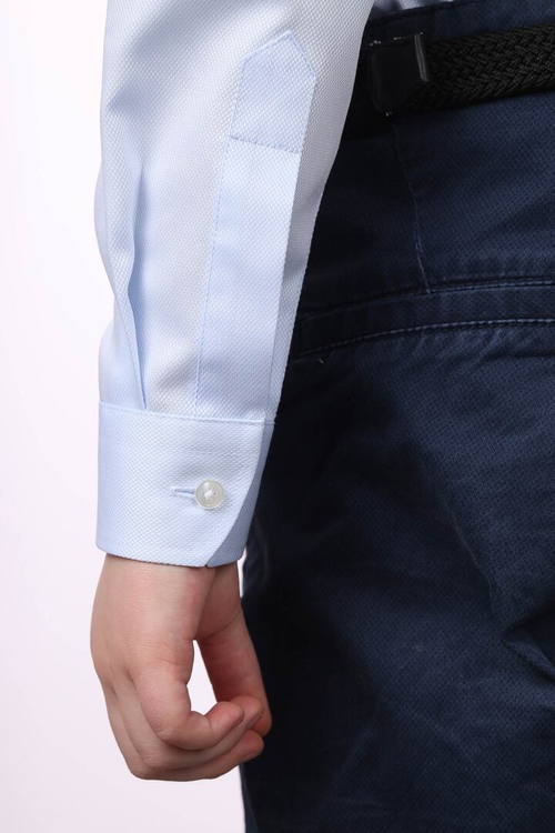 Сорочка детская VESTER длинный рукав, приталенный силуэт, хлопок/пэ 94014 69