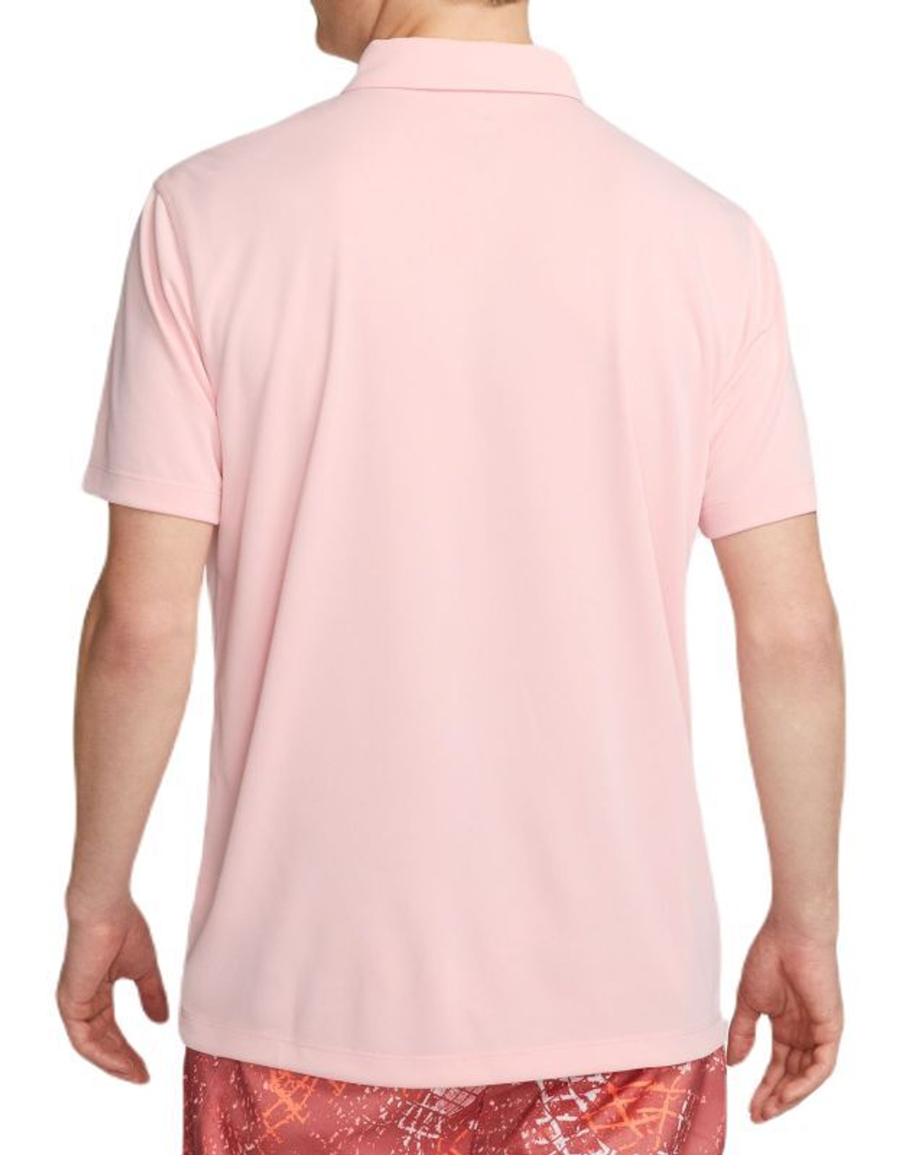 Мужское теннисное поло Nike Court Dri-Fit Solid Polo - pink bloom/white